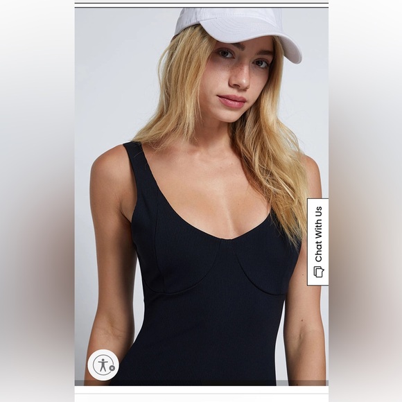 Pacsun Ribbed Corset Rromper - Picture 4 of 6